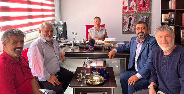 SAADET PARTİSİ İLÇE BAŞKANLIĞI'NDAN GAZETEMİZE ZİYARET